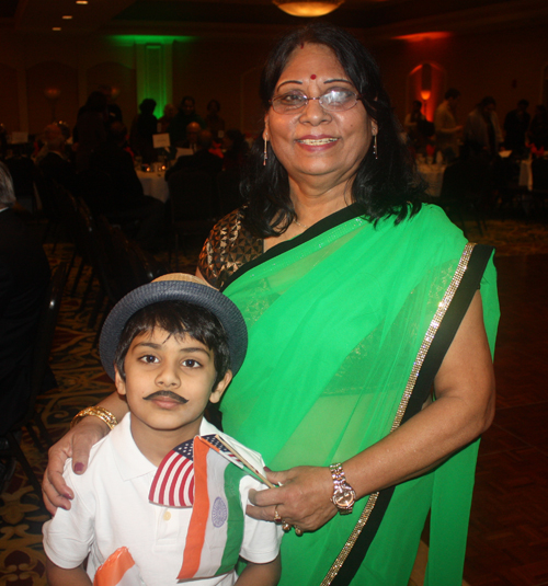 Indian-American children in costume